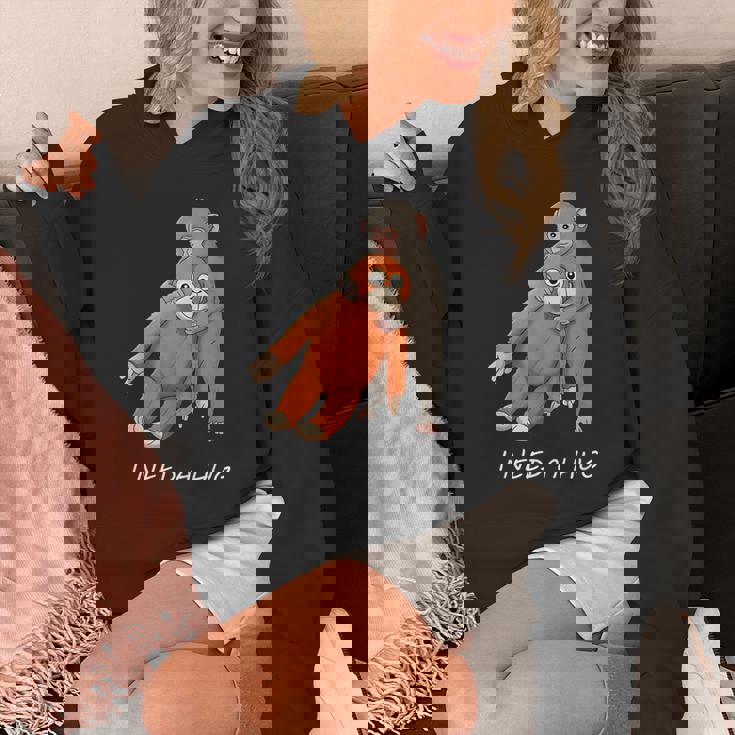 アローンベイビーモンキーパンチ 抱きしめたい可愛いデザイン パーカー