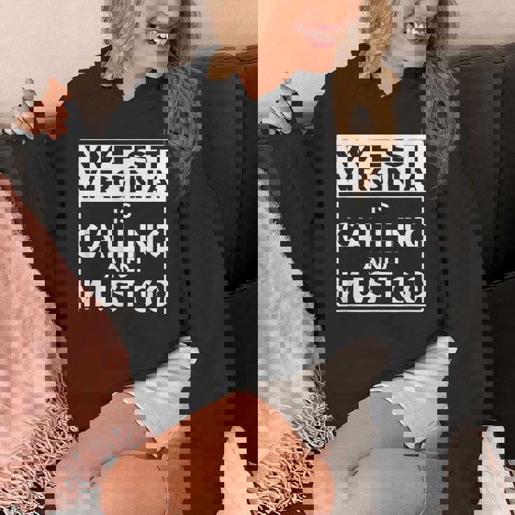 ウェストバージニアtシャツ Westirginia Is Calling And I Must Go パーカー