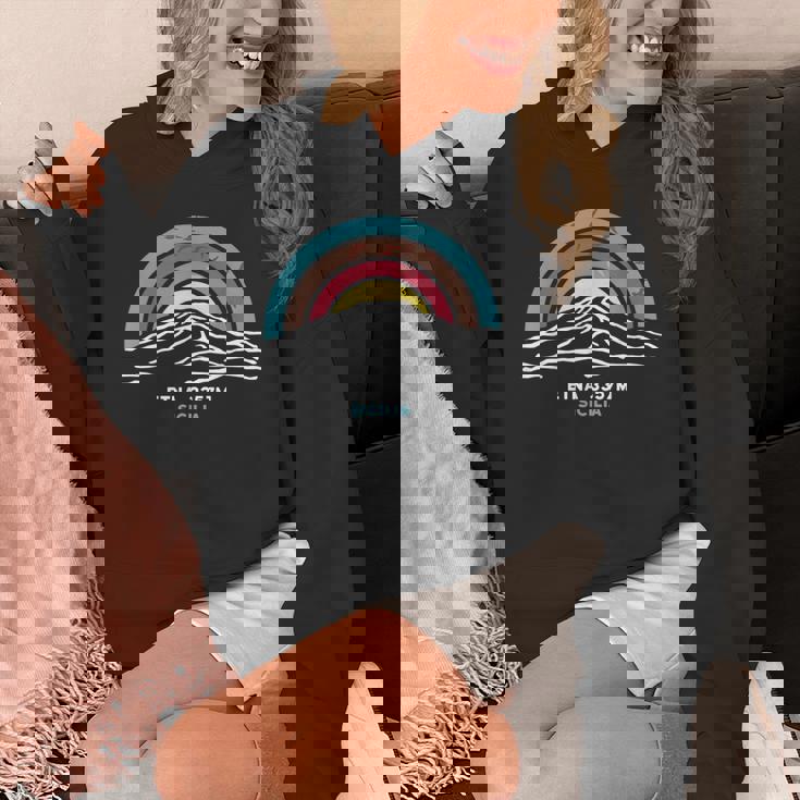 エトナ山火山 パレルモ シチリア島を訪問 イタリア ハイキングギフト パーカー