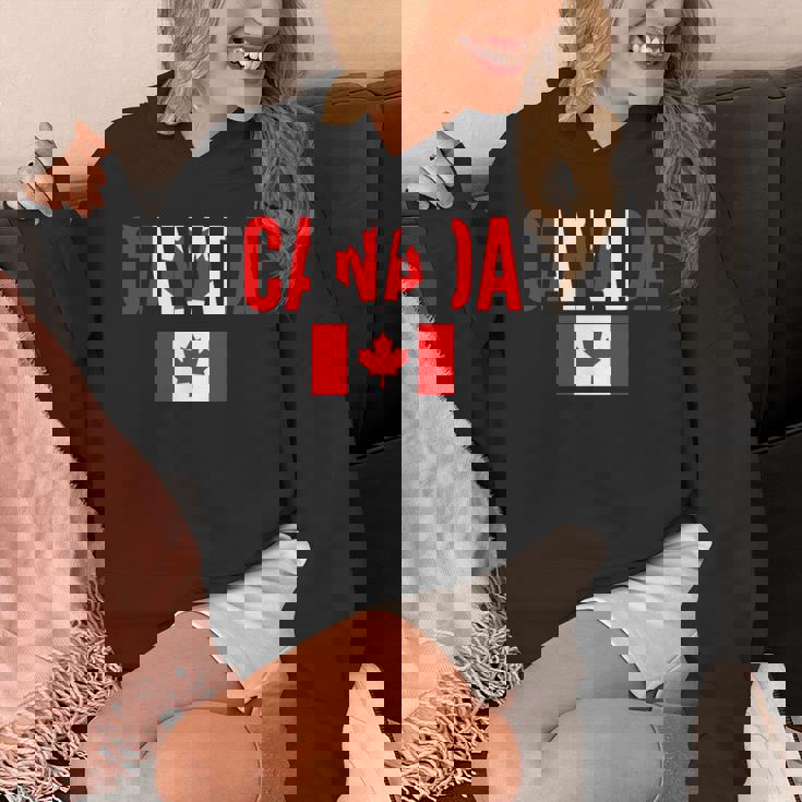 カナダ カナダの国旗 長袖tシャツ パーカー