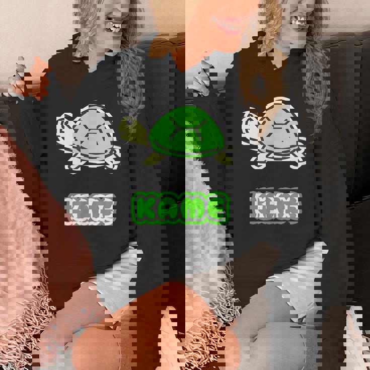 カメさん 亀《Kame》ミドリガメ【どうぶつフレンズ】水族館 ゆるくて かわいい キャラクター イラスト パーカー