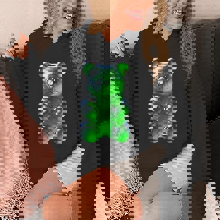 グリーン グミベア パーカー