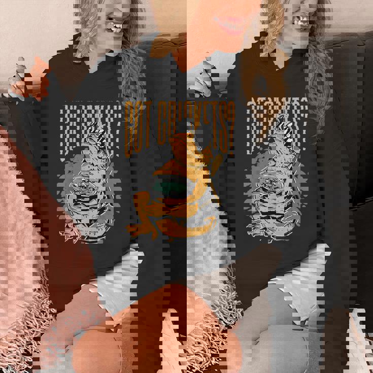 コオロギを手に入れましたか？フトアゴヒゲトカゲ パーカー