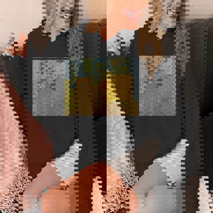 ゴッホ-アルルのベッドルーム パーカー