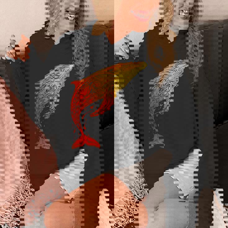 ザトウクジラ ネイティブ ハワイアン ハワイアン トライバル パーカー