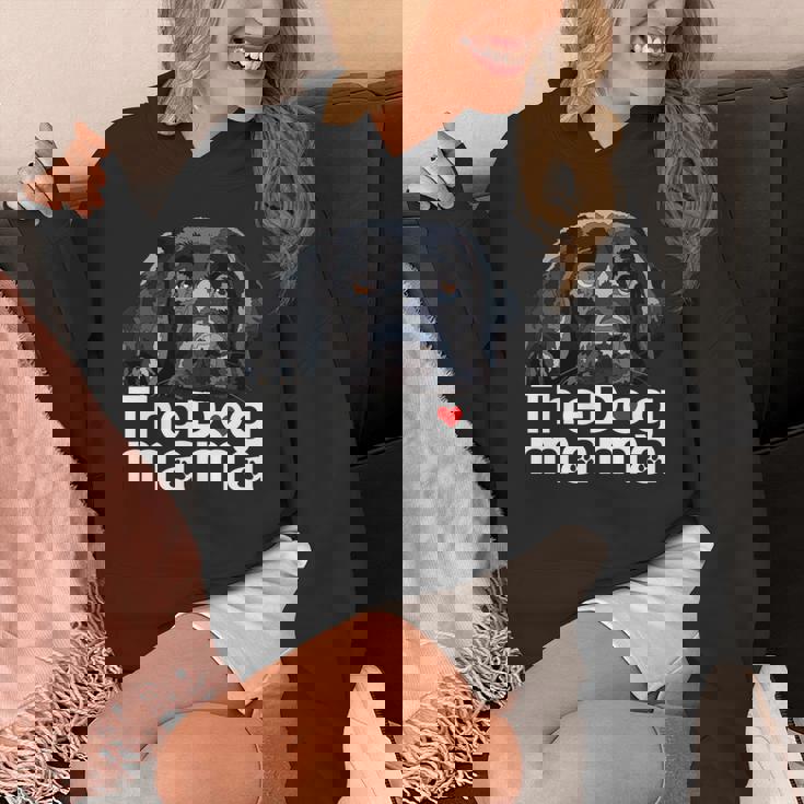 ザドッグママブラックラブラドールママレトリーバーマザードッグマミー 長袖tシャツ パーカー