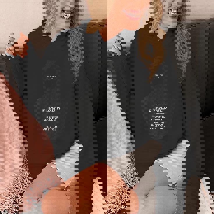 シャツは着たくない-ヴィンテージ・フィロソフィー・バートルビー パーカー