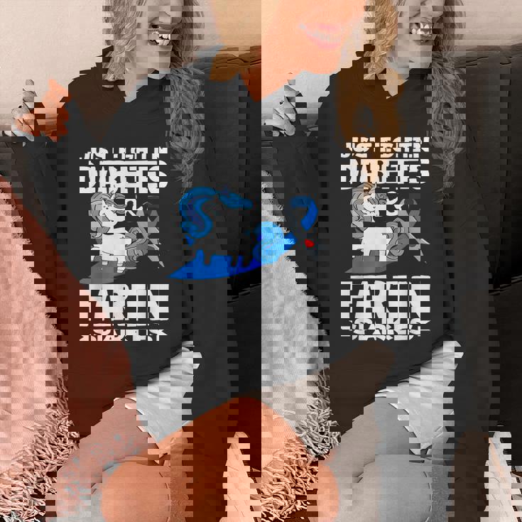 ジャスト・ファイティン・ダイアベティス＆ファーティン・スパークルズ 1型糖尿病 パーカー