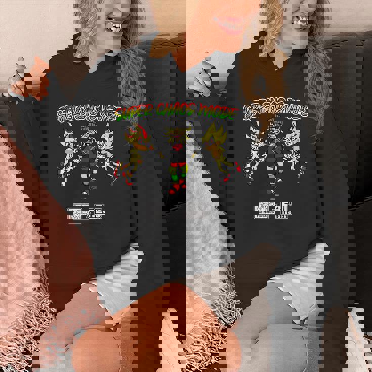 ソニック×れじぇくんuper Chaos Mode Winter Edition L 長袖tシャツ パーカー
