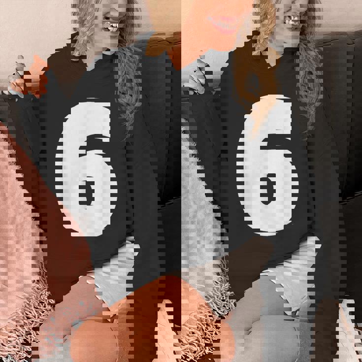 タイポグラフィ 太字表示 6番 数字 6 パーカー