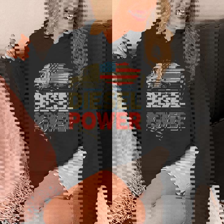 ディーゼルパワーシャツ ディーゼルトラックアクセサリー ディーゼル整備士 長袖tシャツ パーカー