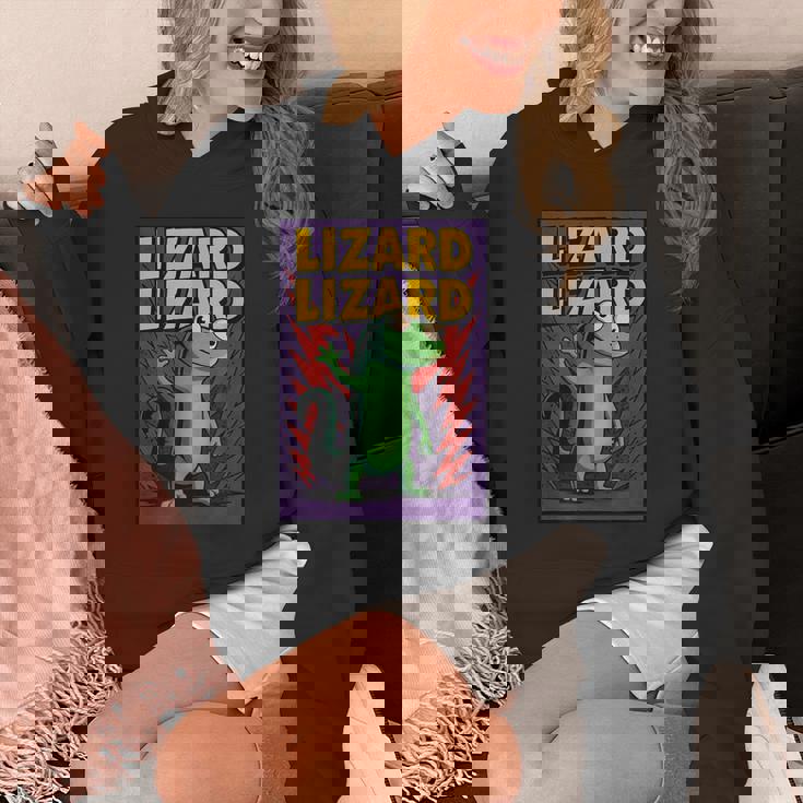 トカゲトカゲミームコミックポスター パーカー