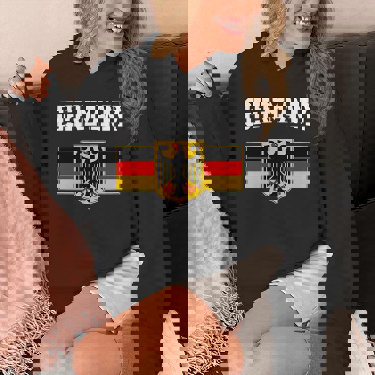 ドイツの国旗 ドイツの国章 長袖tシャツ パーカー
