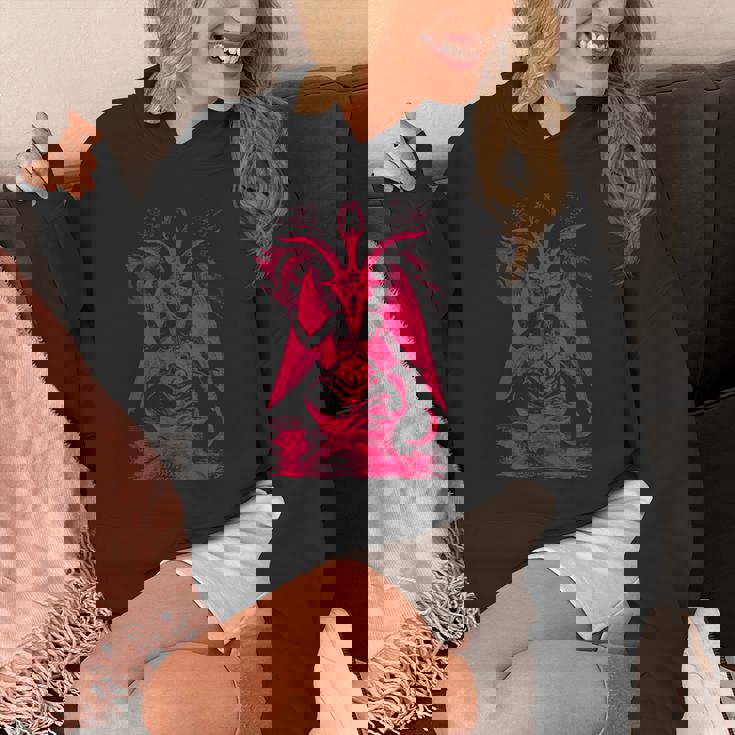 バフォメットオカルトヤギ悪魔崇拝サタンデーモン召喚 パーカー