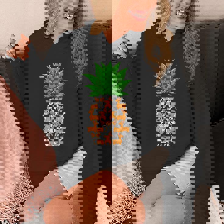 パイナップル コーギー パイナップル シェイプ コーギー愛好家 コーギースオーナーズ パーカー