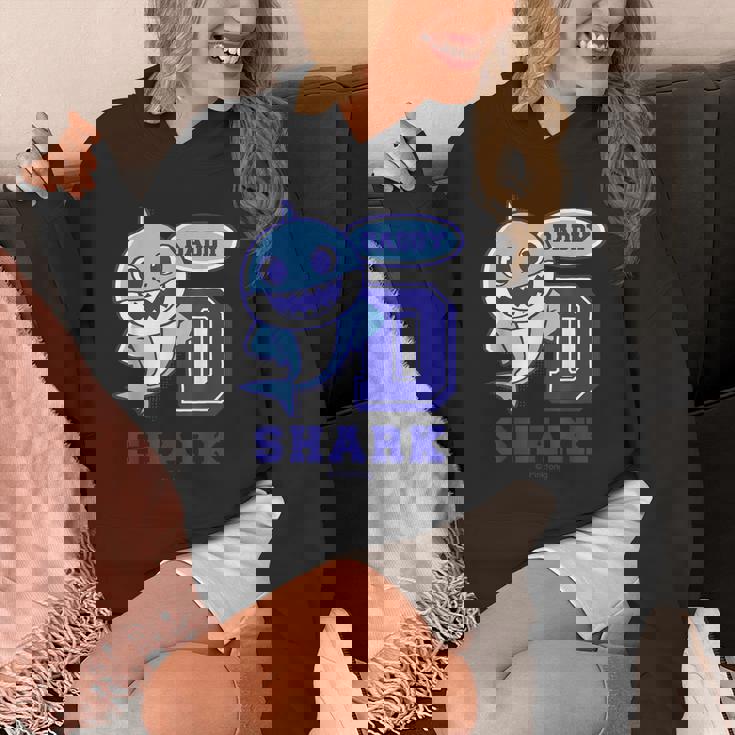 パパシャーク・レトロ・ベイシャーク・サメなかぞく・プレゼント・キッズ・メンズ・ウーマンズ パーカー