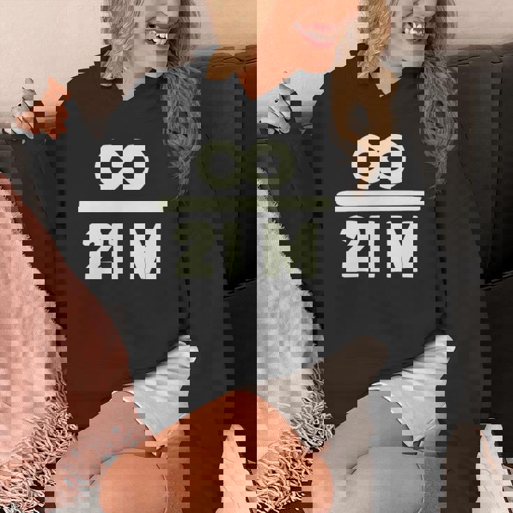 ビットコイン 2100万 マーケットキャップ 暗号通貨愛好家向け 長袖tシャツ パーカー