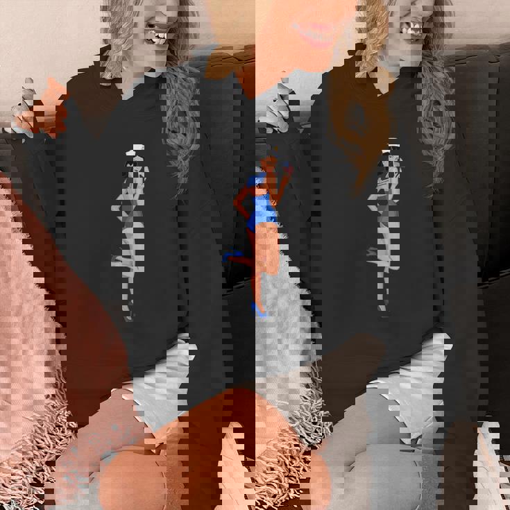 ピンナップガール セーラー アメリカ国旗 パーカー