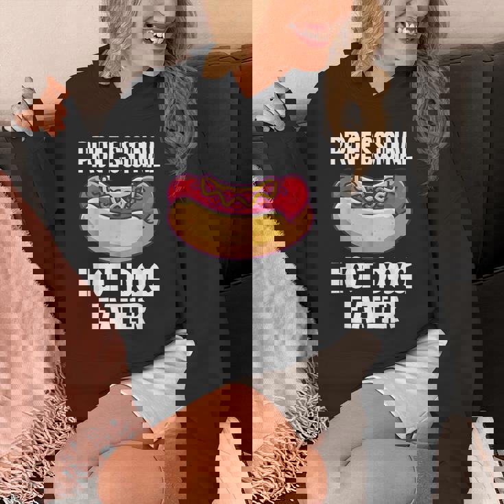 プロフェッショナルホットドッグイーターファニーホットドッグ パーカー