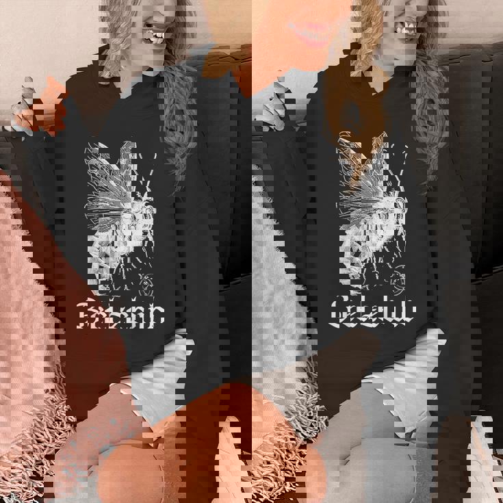 ベルゼブブ フライ 悪魔 ゴシック マジック 異教 ウィッカン 悪魔 Wt パーカー