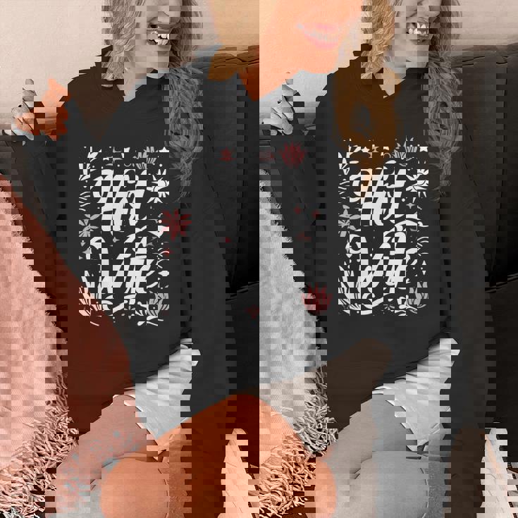 ホットワイフライフスタイルセクシーホットワイフ 長袖tシャツ パーカー