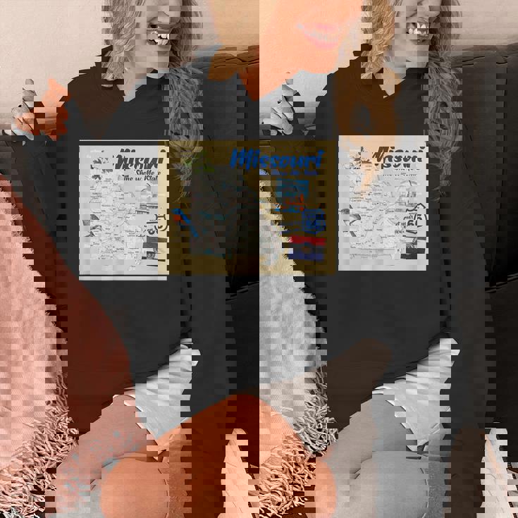 ミズーリ州、マップフラッグアーチブルーバードフラワーランドマーク パーカー