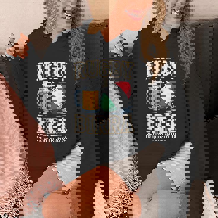 ラグビーとビール だからこそ私はここにいます イタリアのラグビーファン パーカー