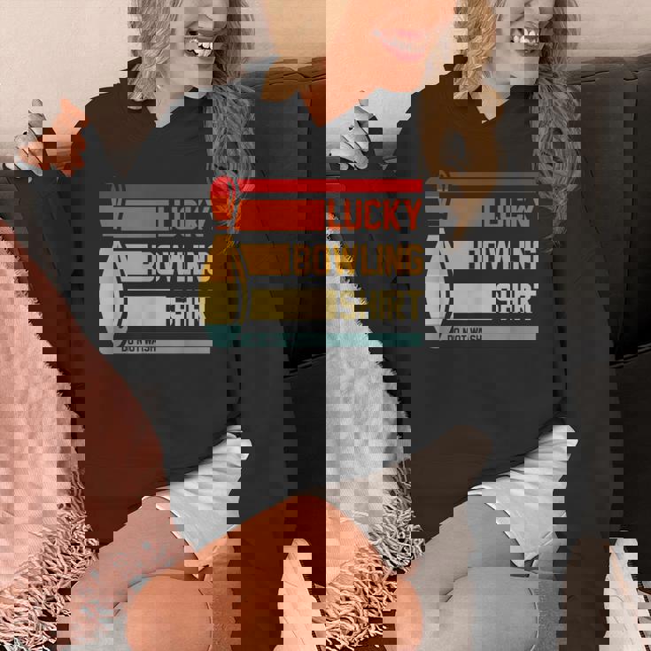ラッキーボーリングシャツ おもしろボーリングトーナメントボウラーヴィンテージ パーカー