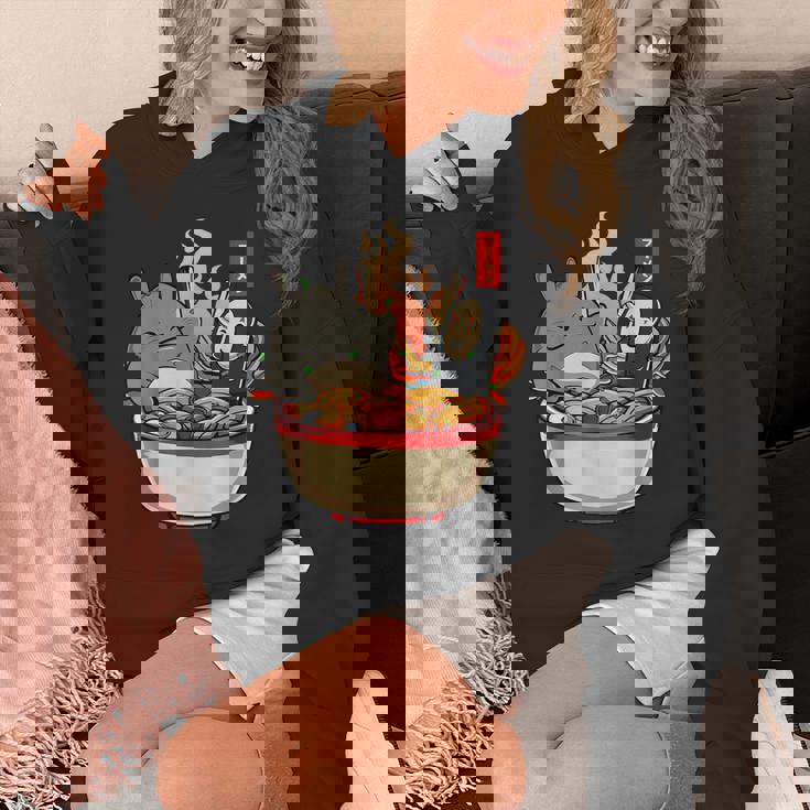 ラーメンプールパーティー かわいい日本アニメヌードルフード パーカー