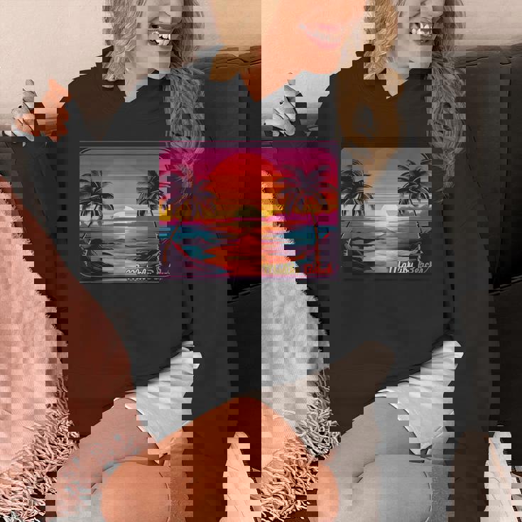 レトロ サンセット マリブビーチ パーカー