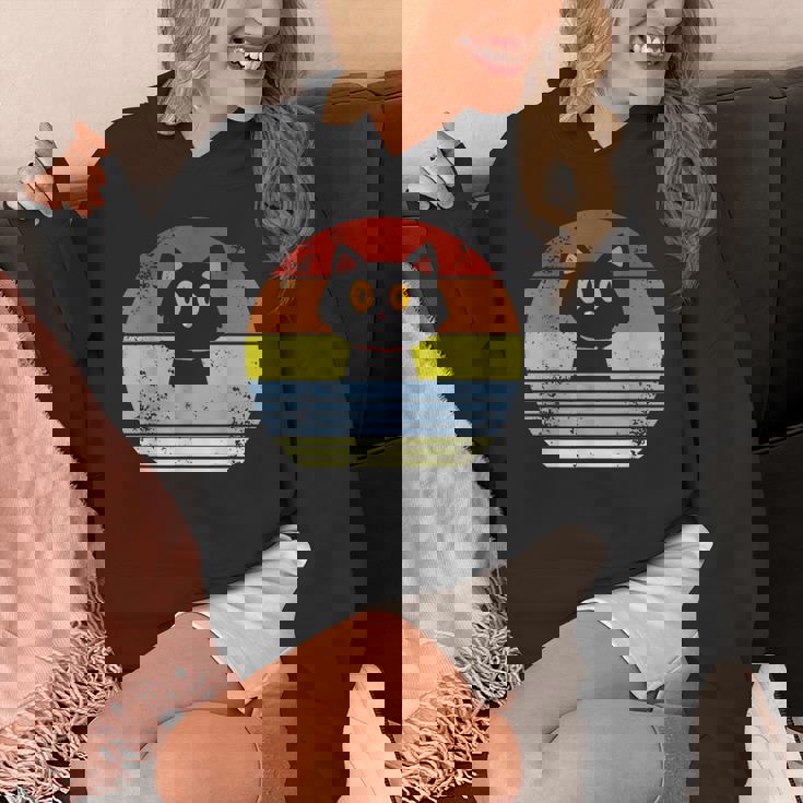 レトロ 猫 ヴィンテージ かわいい 子猫 ニャー キティ キティ パーカー