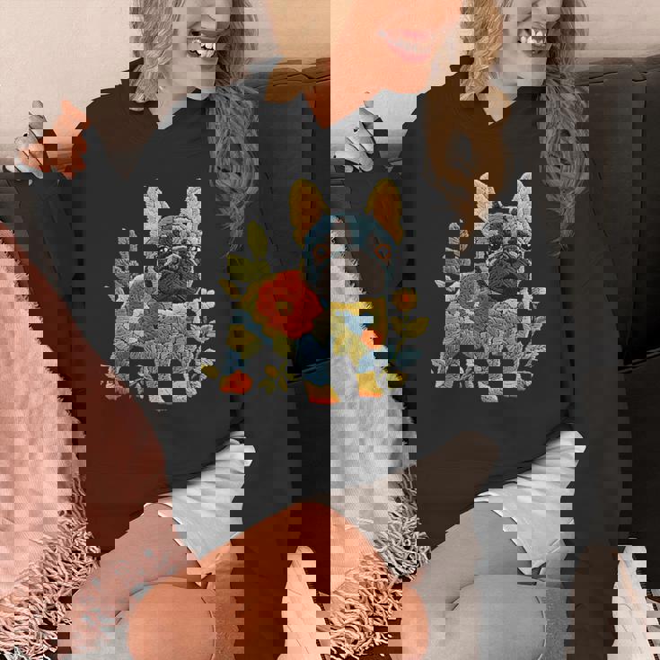 ヴィンテージ フレンチブルドッグ ママ 犬 フレンチブルドッグ 母の日 パーカー