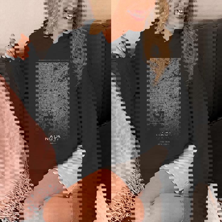 名古屋ジャパン おもしろ街のコーディネイト スカイライン 街地図 パーカー