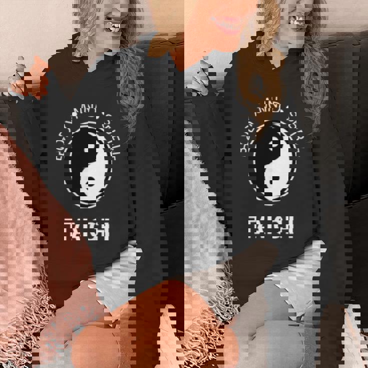 太極拳の心と体の健康のための陰陽師 長袖tシャツ パーカー