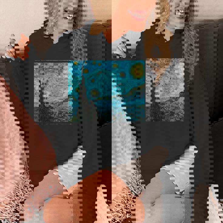 星月夜 ゴッホ 長袖tシャツ パーカー