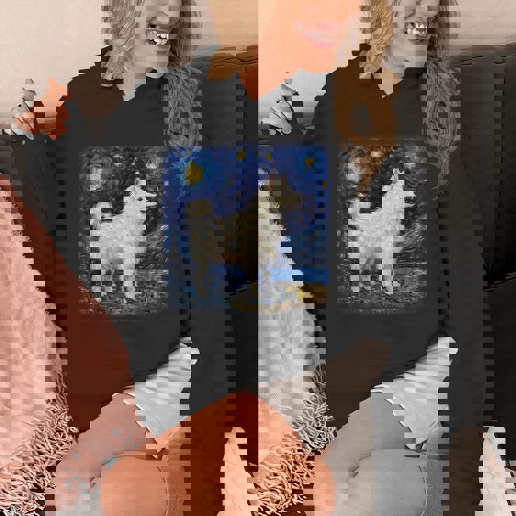 星月夜の犬 ヴァン・ゴッホ サモエド パーカー