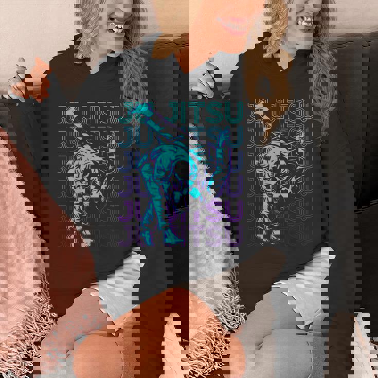 柔術柔術 呪術廻戦 レトロ パーカー