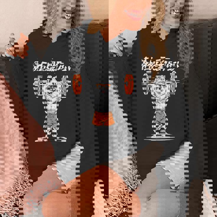 筋肉は裏切らない ポメラニアン グッズ 犬 おもしろ 面白い ネタ 筋トレ パーカー