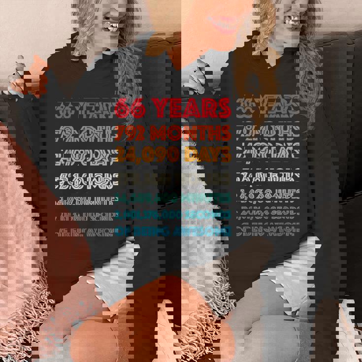 素晴らしい66歳の誕生日プレゼント 面白い レトロ 66歳の誕生日 パーカー