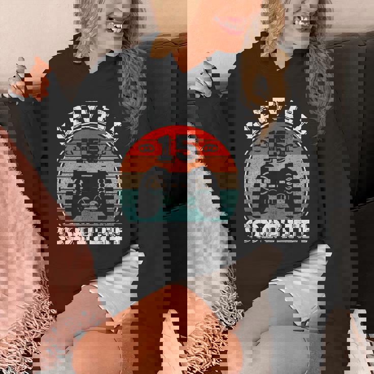 結婚15周年記念 15年目の結婚記念日 結婚15年目 Level 15 Complete パーカー