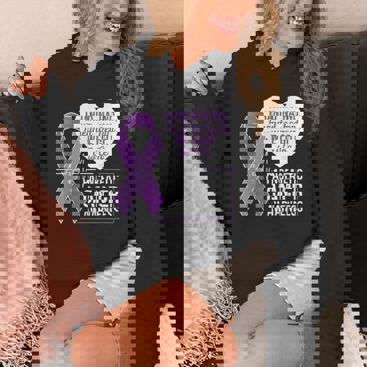 膵臓がん啓発 ハートトゥハート パープルリボン パーカー