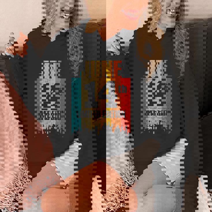 誕生日 6 月 14 日 レトロ ヴィンテージ パーカー