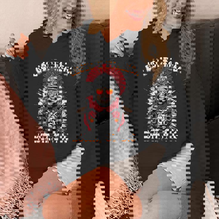 面白いローマのセンチュリオン モーターサイクリスト Legio 1 Italica パーカー