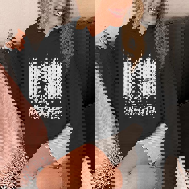 面白い消防士消防チーム消防団 パーカー