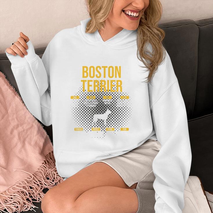 Anatomy Of Boston Terrier Dog Lover Unisex Hoodie, funny design