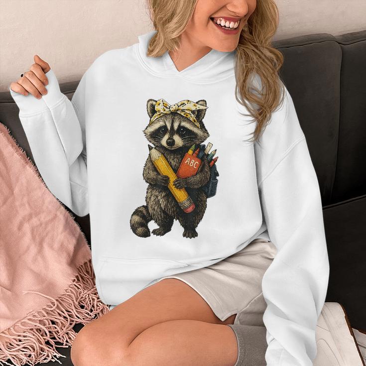 Back To School Raccoon Teachers Student Kids Unisex Hoodie, funny design Back To School Raccoon Teachers Student Kids Unisex Hoodie, funny design