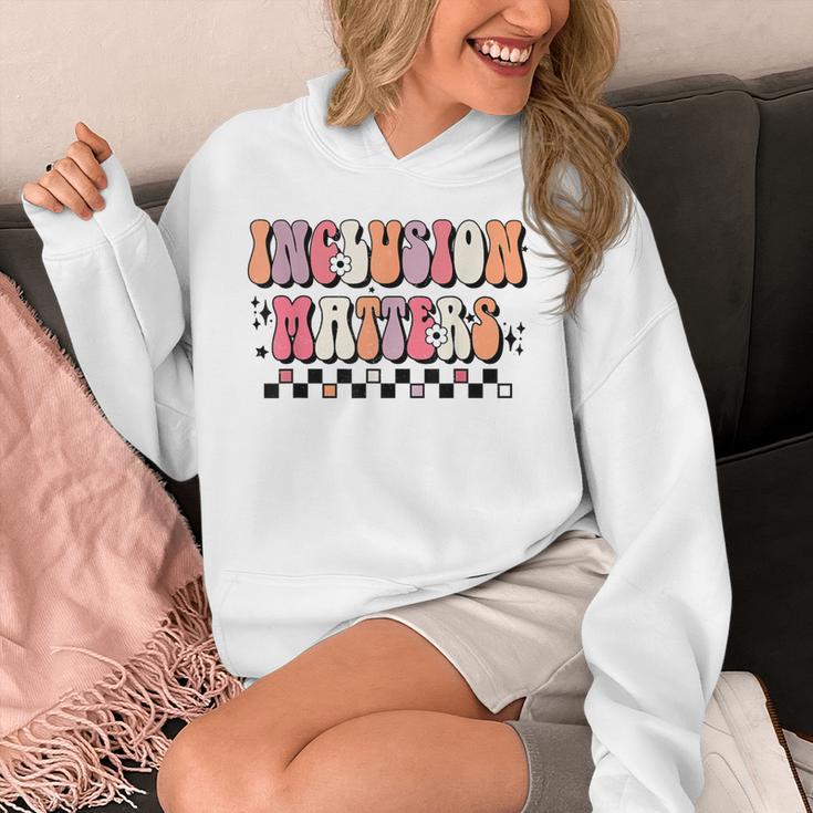 Boho Inclusion Matters Special Education SPED Teacher Women Unisex Hoodie, funny design Boho Inclusion Matters Special Education SPED Teacher Women Unisex Hoodie, funny design