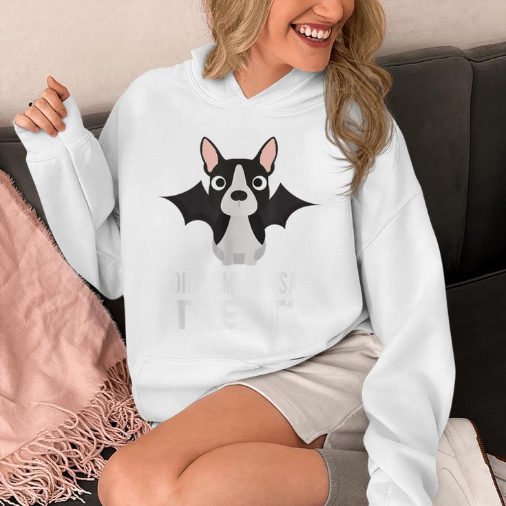 Boston Terrier Halloween Shirt Did Someone Say Treat Unisex Hoodie, Boston Terrier Halloween Gifts, funny design