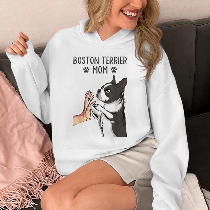 Boston Terrier Mom Dogs Mum Woman Unisex Hoodie, Couple Gifts, Mom Gifts, Boston Terrier Mom Gifts, funny design
