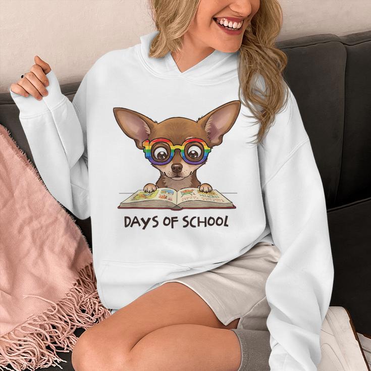 Chihuahua 100 Days Of School Rainbow Glasses Teacher Unisex Hoodie, funny design Chihuahua 100 Days Of School Rainbow Glasses Teacher Unisex Hoodie, funny design